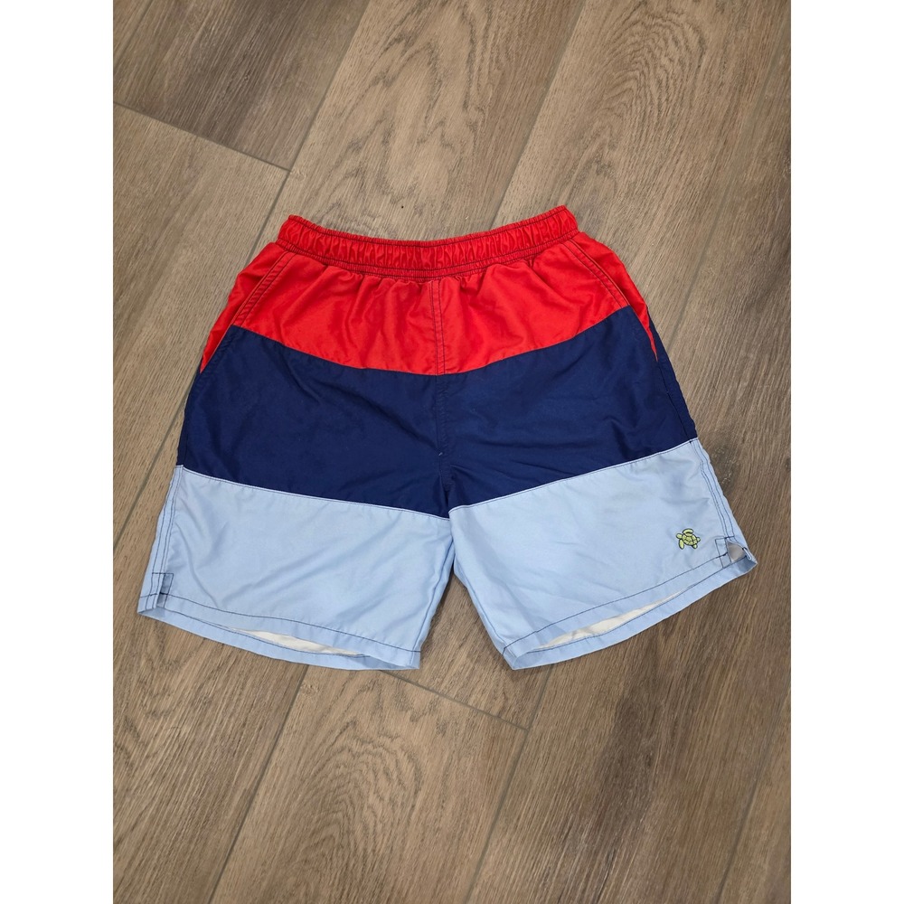 J. Bailey Bailey Boys SIze 10 Colorblock‎ Stripe Beach Vacation Swim Trunk